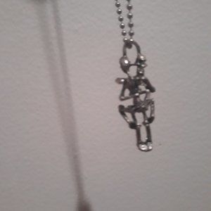 Romantic Couple Skeleton Necklace